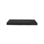 LABEL51 Eetkamertafel I_Tafelblad Straight Edge - Zwart - Mangohout - 70 cm Straight