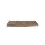 LABEL51 Eetkamertafel I_Tafelblad Straight Edge - Rough - Mangohout - 70 cm Straight