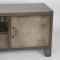 LABEL51 Tv-meubel Fence - Grijs - Metaal - Tv-Meubel