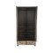 LABEL51 Bergkast Fence - Grijs - Metaal - 2-Deurs