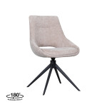 LABEL51 Eetkamerstoel Marlow - Clay - Elite - Black Frame
