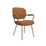LABEL51 Eetkamerstoel Lausanne - Coral - Boucle - Coral Frame