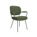 LABEL51 Eetkamerstoel Lausanne - Forest - Boucle - Forest Frame